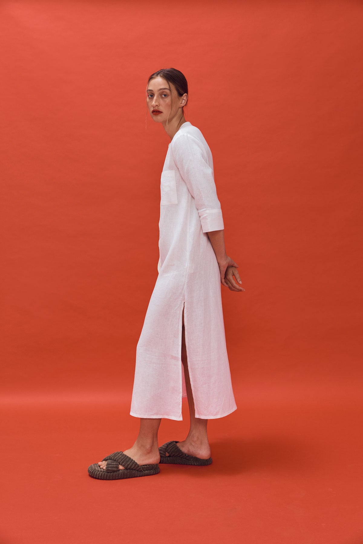 Load image into Gallery viewer, Caracol Tunic - White