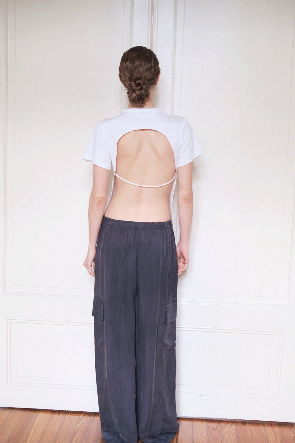 Load image into Gallery viewer, Drawstring Cargo Pant - Washed Black
