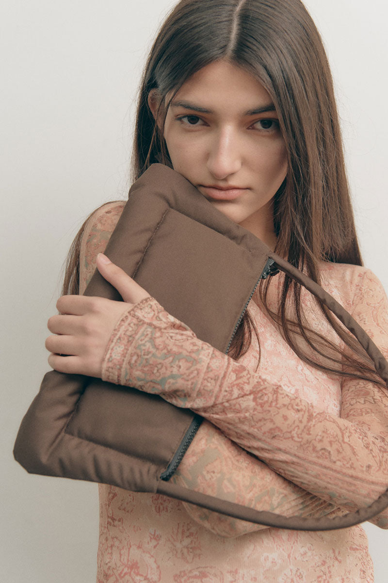Load image into Gallery viewer, RECTANGULO FLAT BAG - BROWN
