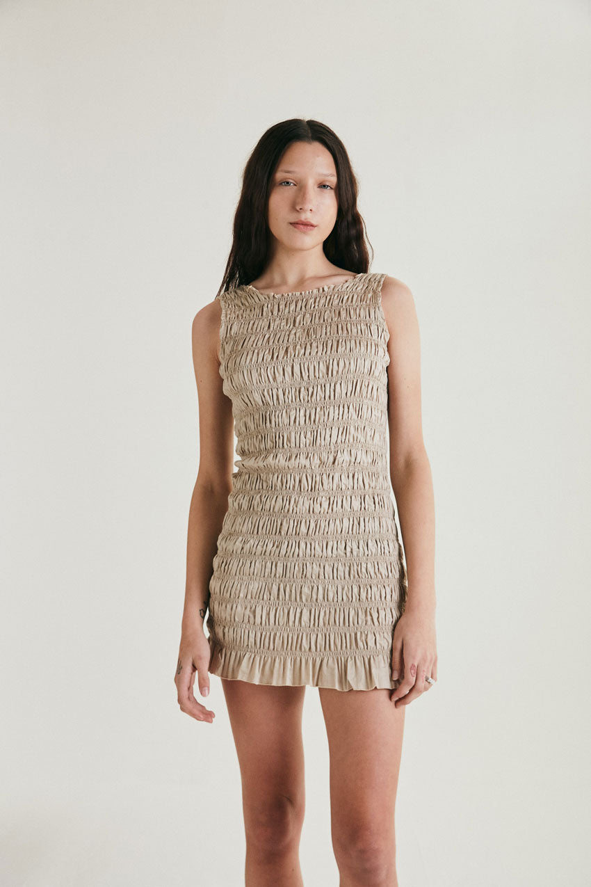 Load image into Gallery viewer, Cometa Dress - Sand
