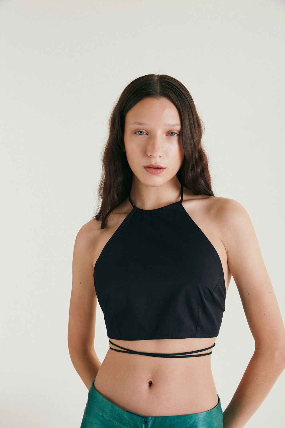 Load image into Gallery viewer, Tropical Top - Black
