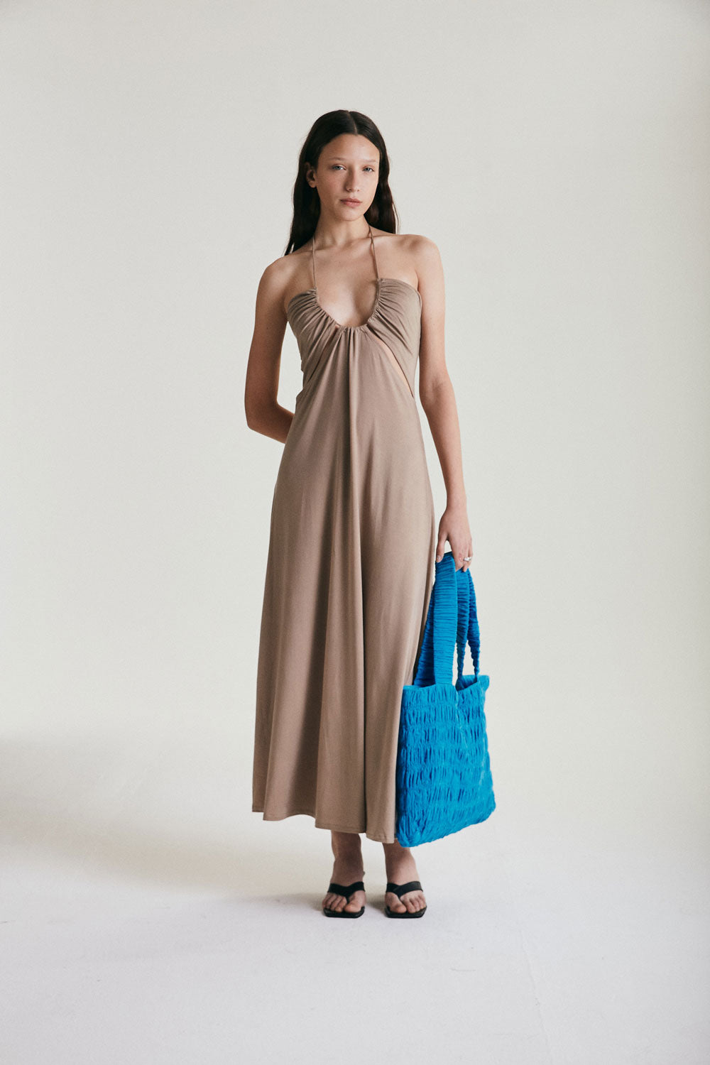 Load image into Gallery viewer, LUNA DRESS - NUTMEG

