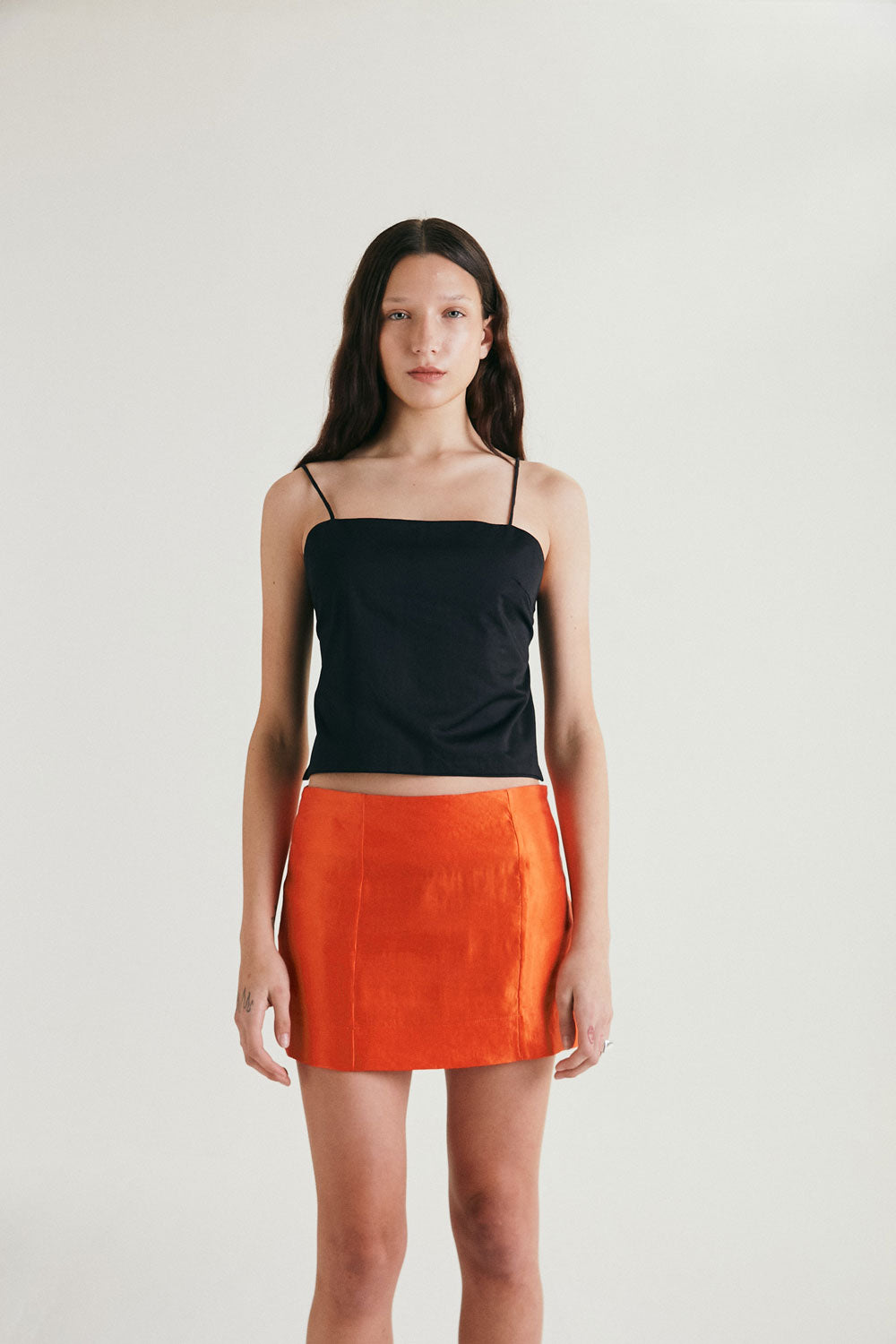 Load image into Gallery viewer, MENEO MINI SKIRT - ORANGE
