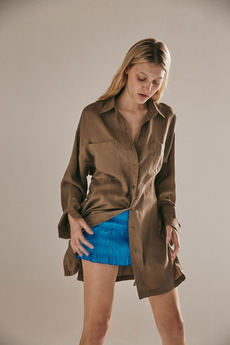 Load image into Gallery viewer, Mercurio Shirt - Nutmeg
